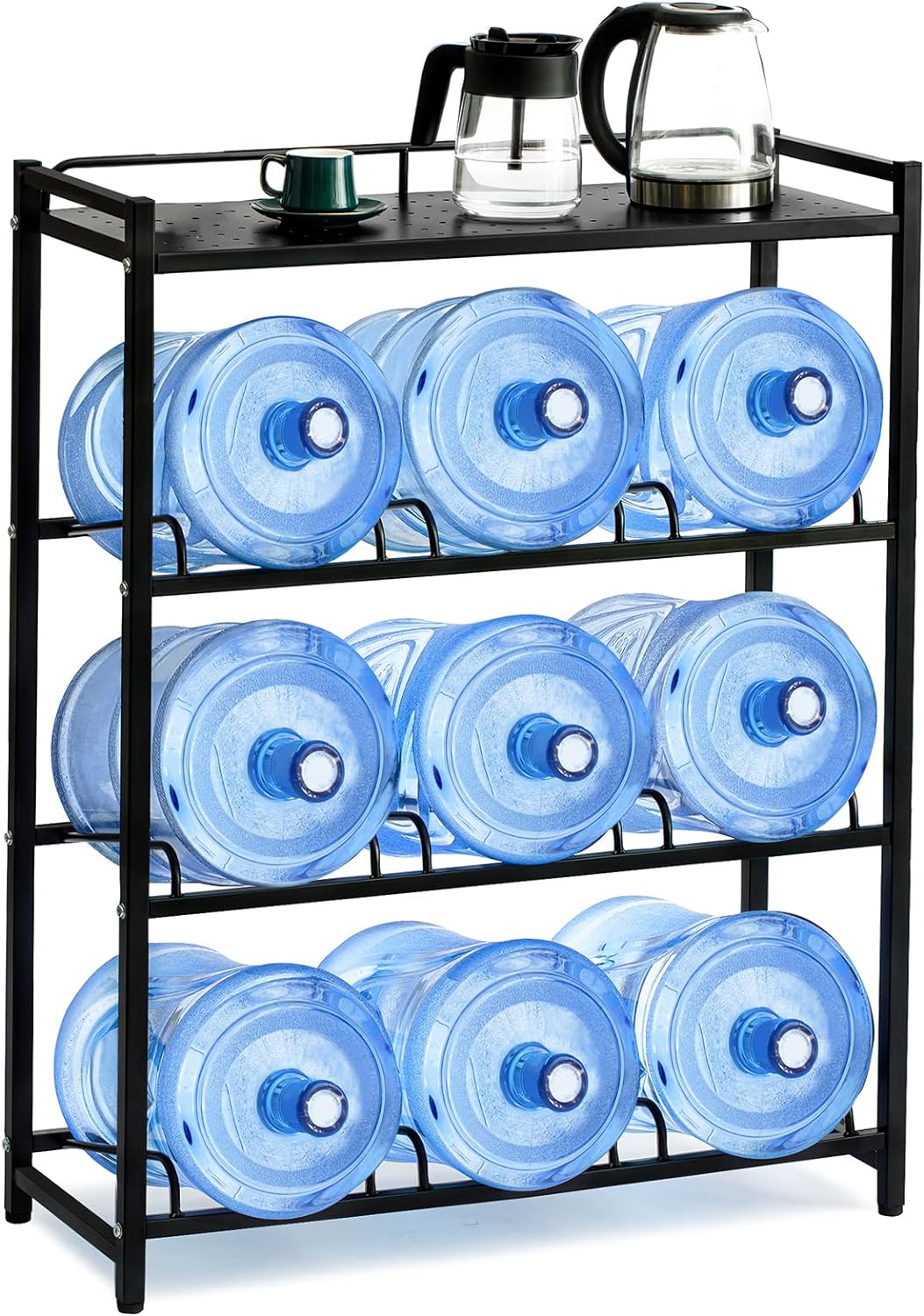 5 gallon water bottle rack